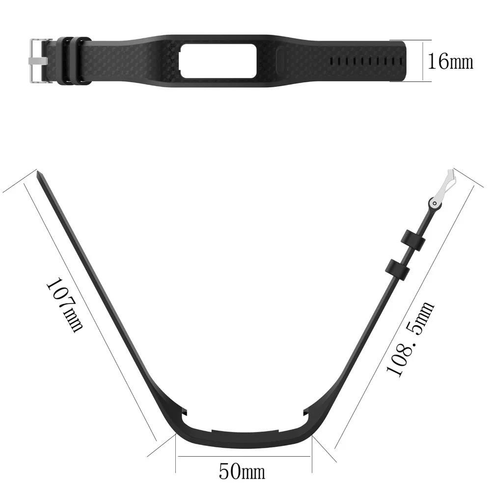 XBERSTAR сменный мягкий силиконовый ремешок на запястье браслет для Garmin VivoFit 2/VivoFit 1