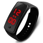 Часы наручные светодиодные для мужчин и женщин, модные цифровые спортивные, с силиконовым браслетом, 13 цветов
