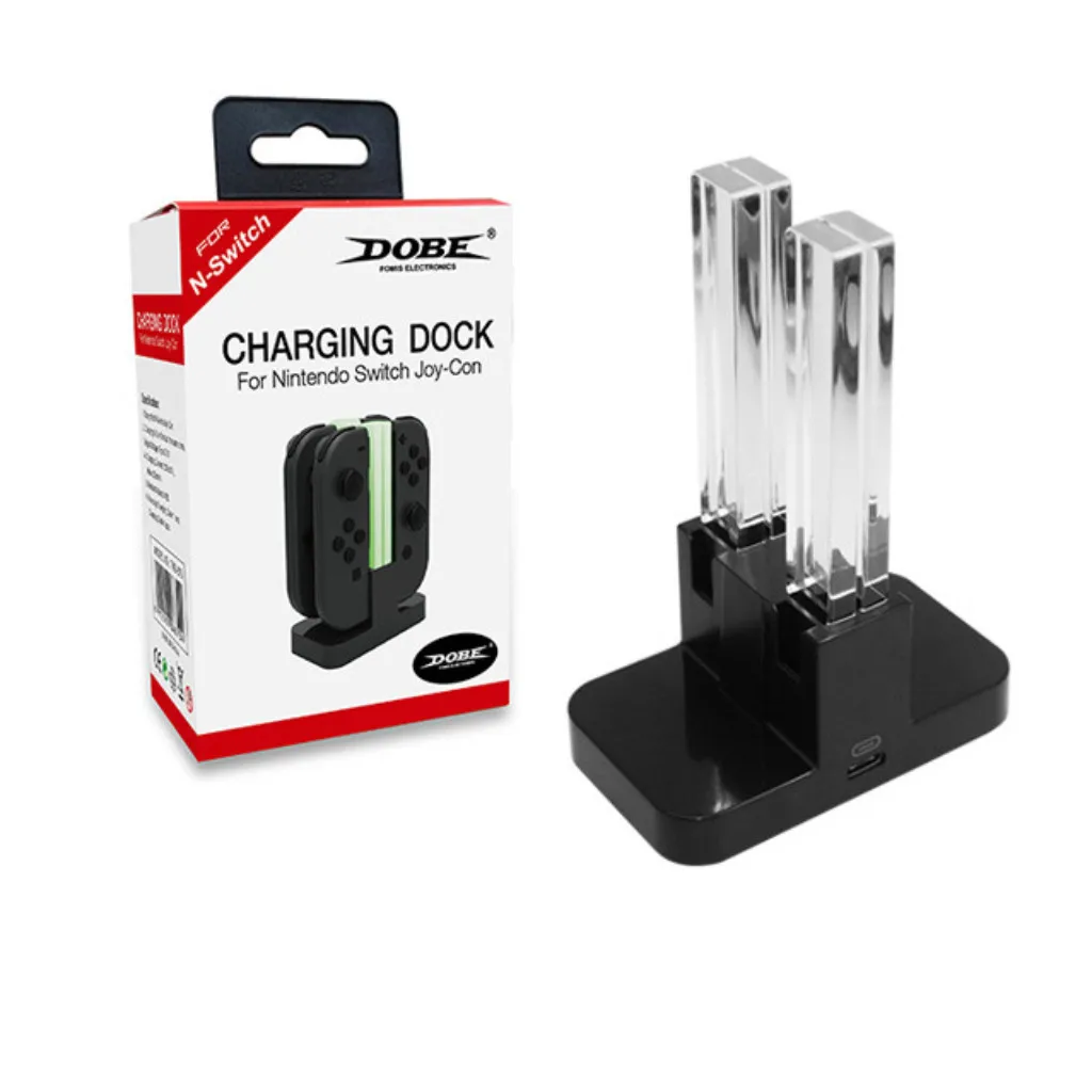 Зарядная док станция зарядная светодиодный индикатор подставка для Nintendo o Switch Joy