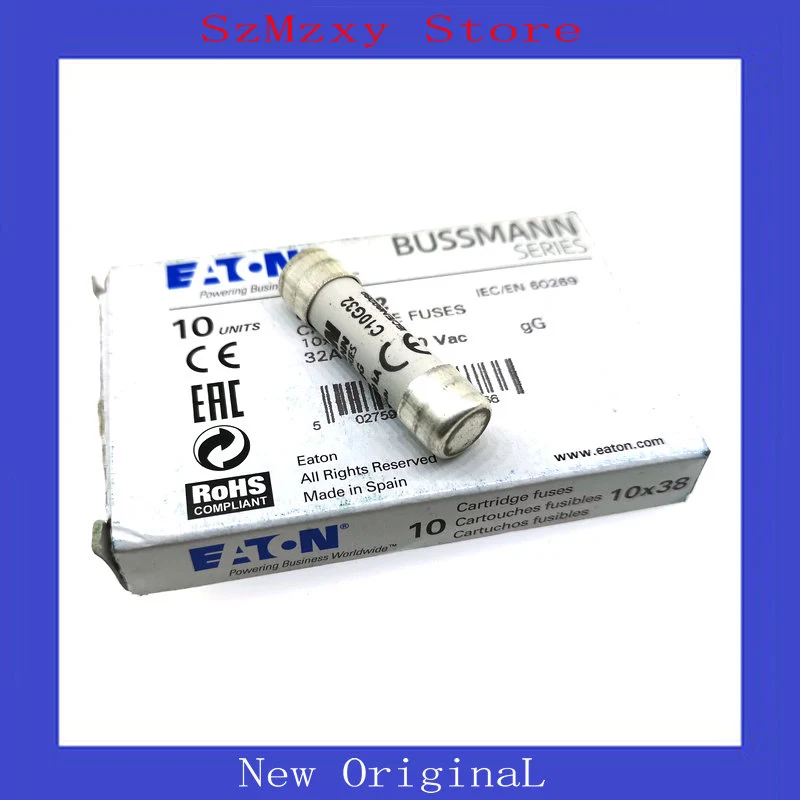 5 шт. 10 шт./лот предохранители BUSSMANN 32A gG/gL 10*38 мм 400 В C10G32|Перемычки| |