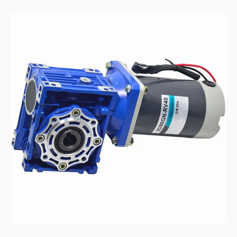 Червячная Шестерня 12В 24 В RV40 самоблокирующийся Электродвигатель с управлением