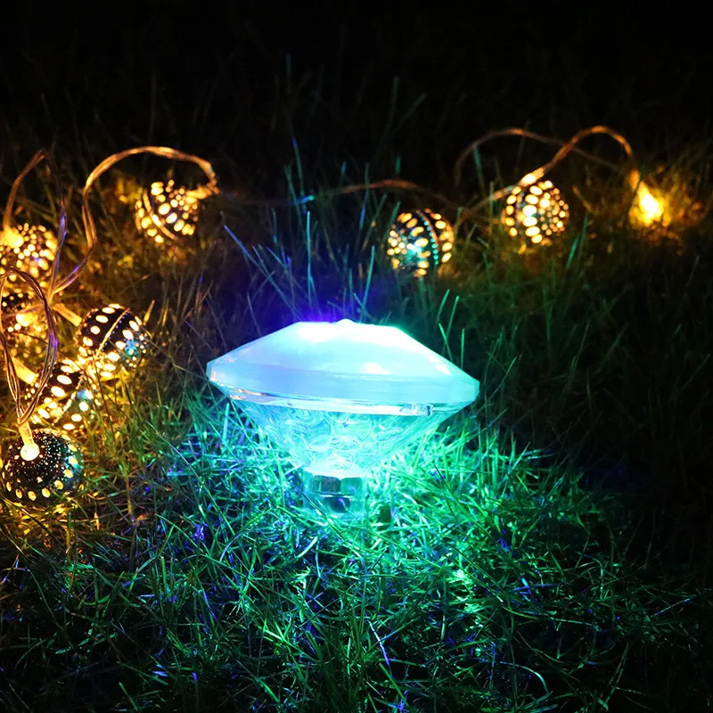 CLAITE красочные 6LED подводный свет бассейн плавающая лампа водонепроницаемый