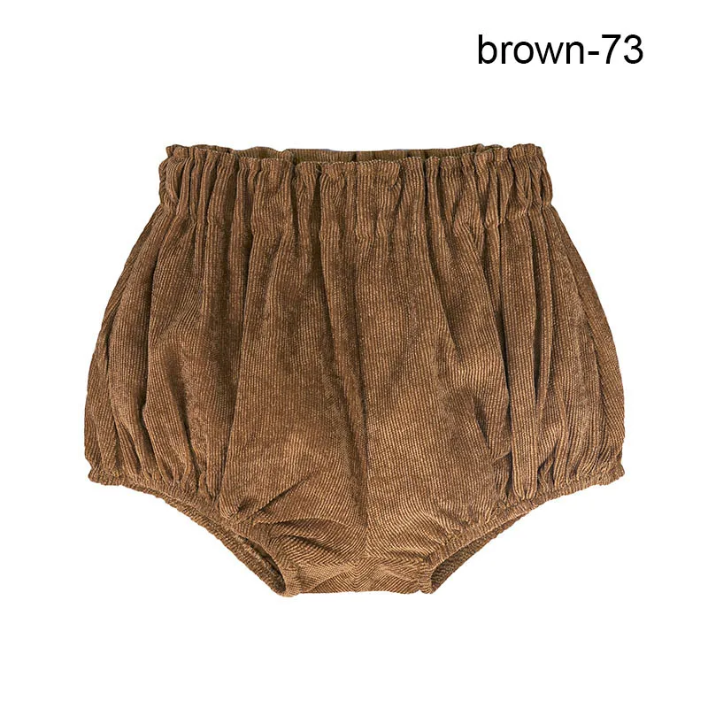 brown 73 Для новорожденных одежда для малышей вельветовые дно детские трусики с юбочкой Короткие трусы подгузники штанишки@ ZJF - Цвет: brown 73