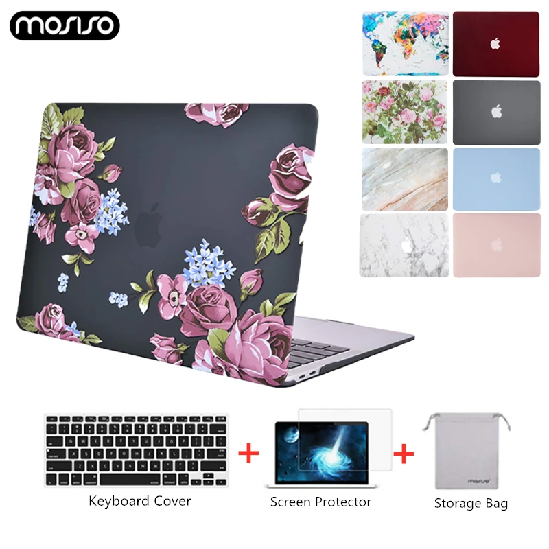 

MOSISO Hard Shell Matte Laptop Case For Macbook Air 13 inch For 2018 Mac Book Pro 13 Retina Touch Bar A1706 A1708 A1989 A1932