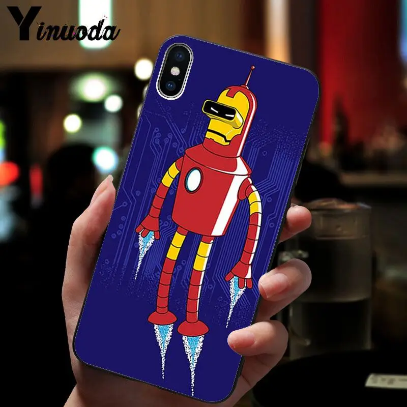 A8 11pro MAX Futurama Bender Bite My Shiny рукоделие принт рисунок чехол для телефона чехол для iPhone 8 7 6S Plus X XS MAX 5 5S SE XR чехол - Цвет: A8