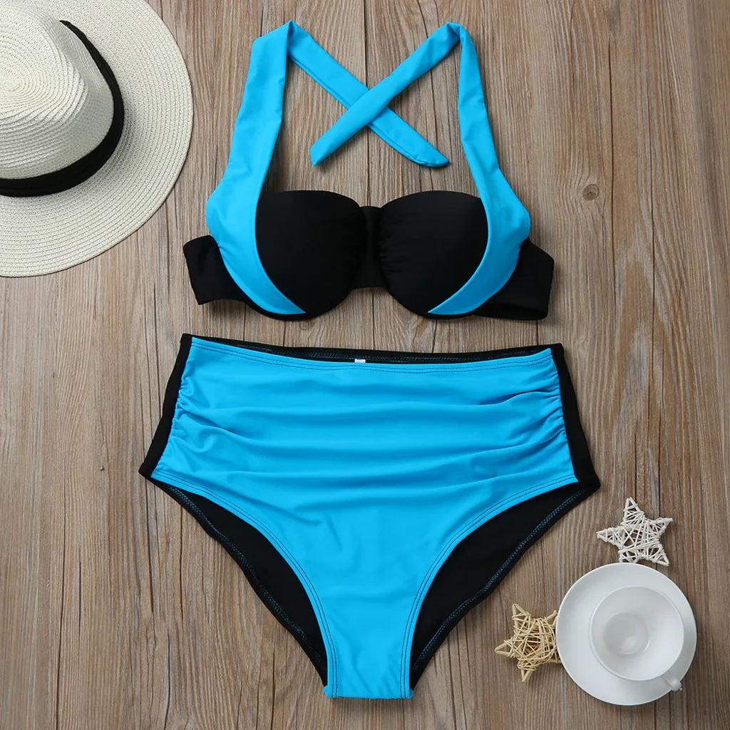 Бикини женский бандажный купальник-бикини сексуальный пуш-ап купальники с низкой талией купальный костюм женский купальный костюм