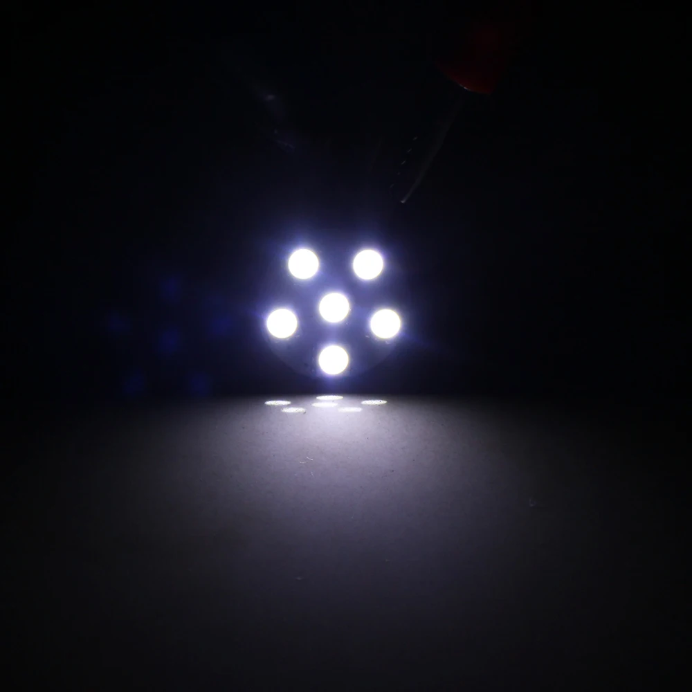 4 шт. G4 светодиодный 5050 6SMD белый/теплый белый морской RV для чтения автомобиля свет