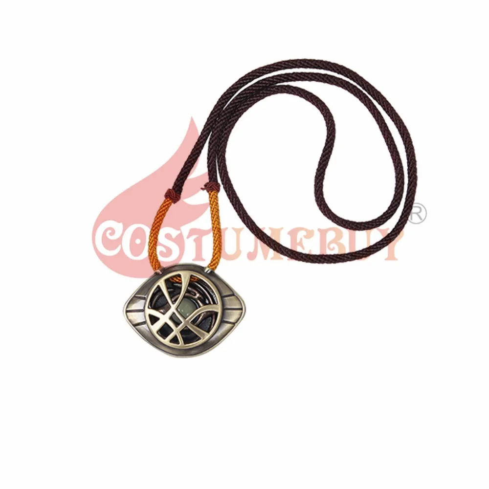 CostumeBuy Доктор Стрэндж Стивен винсан Стрэндж Косплей Взрослый мужской костюм наряд с ожерельем Хэллоуин вечерние полный комплект одежды