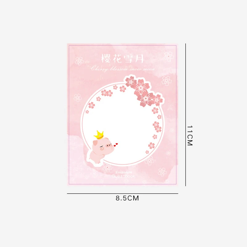 30 листов милый единорог липкие блокноты Kawaii Cherry Memo padsps детские подарки школьные