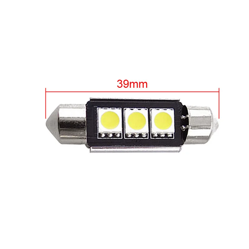 2 шт. 36 мм/39 мм/41 мм C5W 3SMD 5050 светодиодный CANBUS без ошибок гирлянда лампа автомобиля