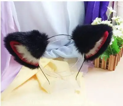 Пара модных игривых костюмов аниме Длинные заколки для волос с кошачьими лисьими