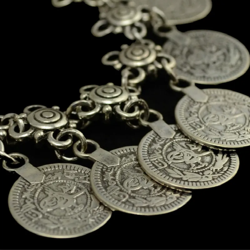 Mdiger Марка Кристалл Ножные браслеты ног Сеть ювелирных Bijoux для Для женщин Монета
