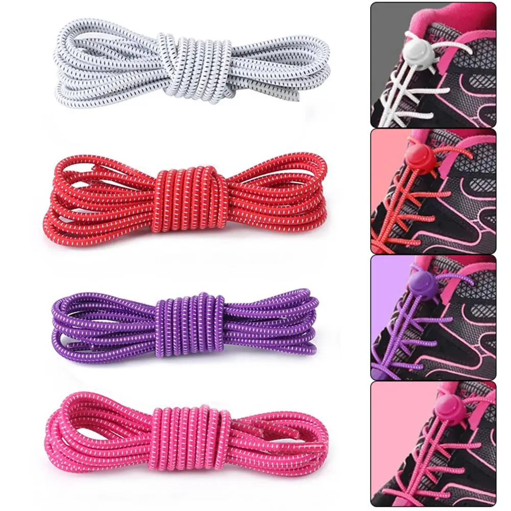 1 пара шнурков для верховой езды 100 см эластичные шнурки без галстука бега
