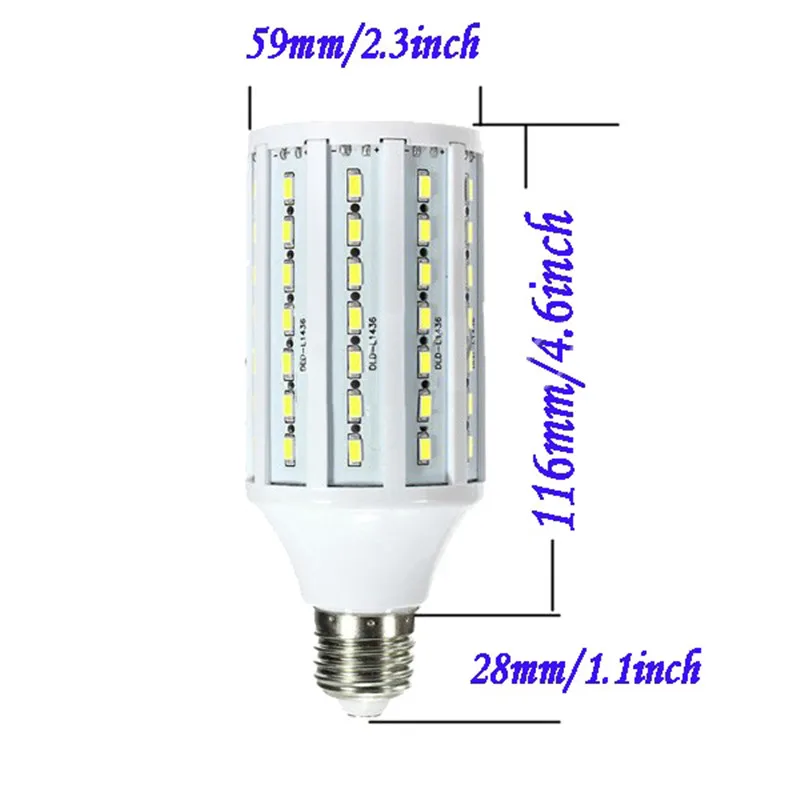 8PCS High Brighter 86led chips SMD 5730 E27 E14 AC90-260V AC110V 220V 240V LED Corn Light Bulb Warm/Cool White For Living Room | Лампы и