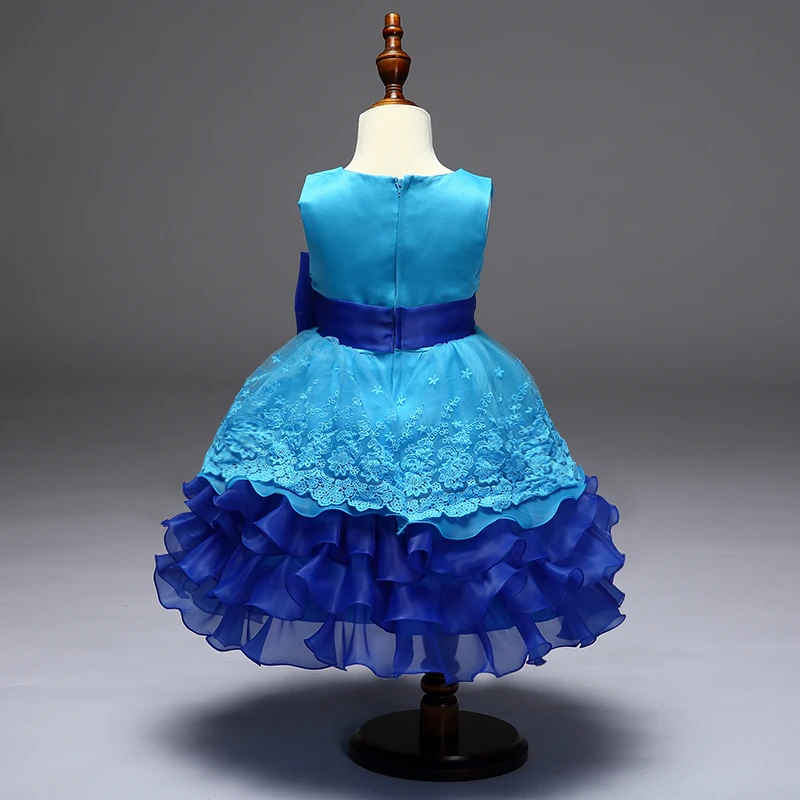 Новинка Лето 2017 г. платья для девочек держащих букет невесты на свадьбе нарядное