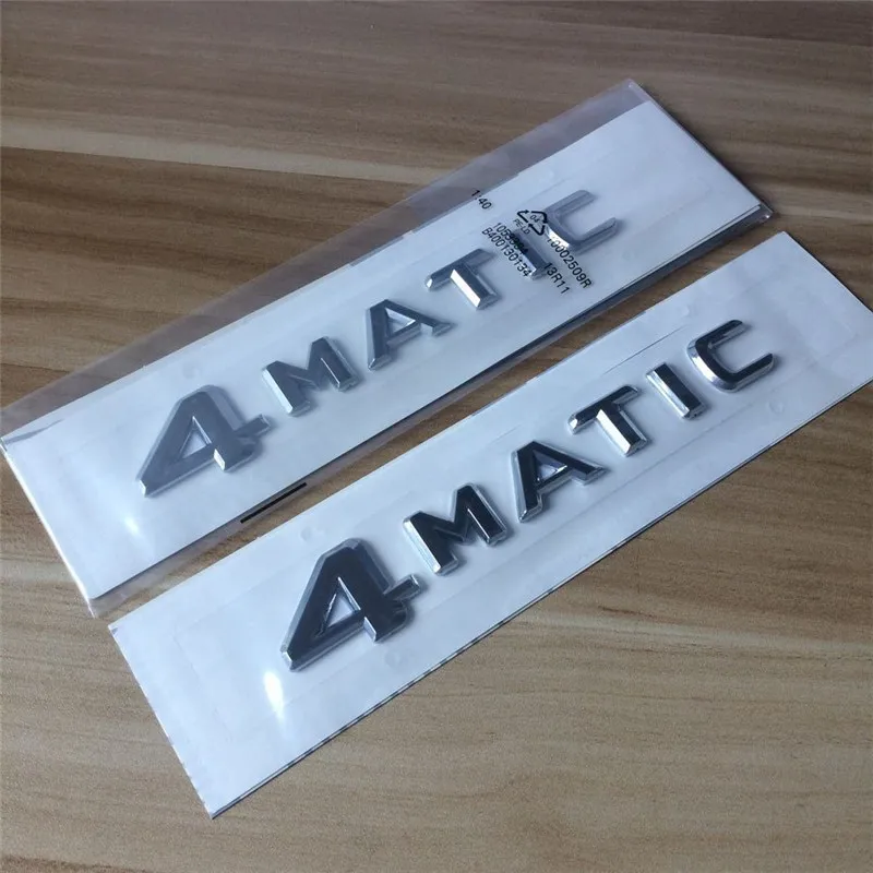 2X Hot Sell Car Styling 3D Silver 4Matic 4 Matic Rear Boot Auto Badge Emblem Sticker new and old style | Автомобили и мотоциклы