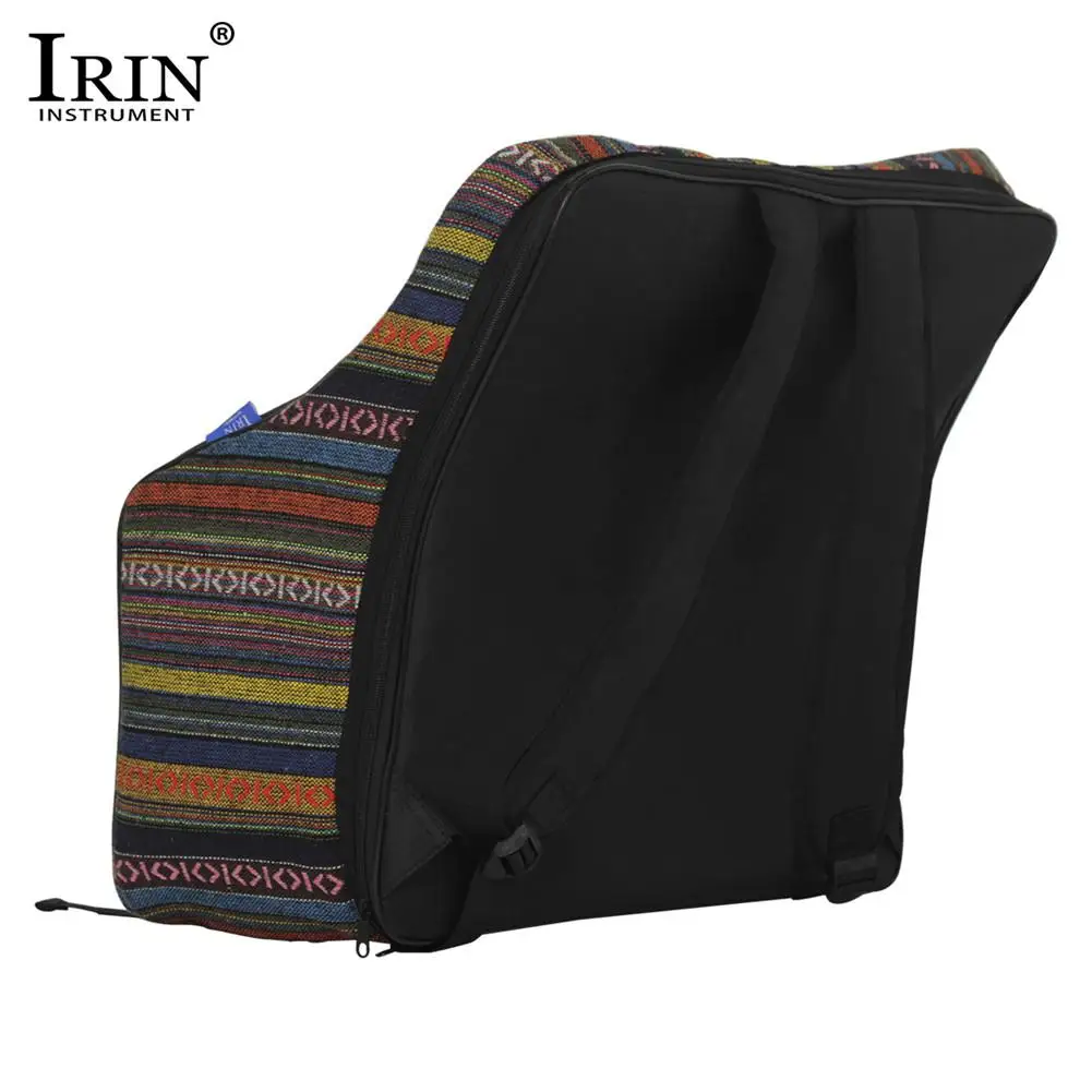 IRIN IN-106 Национальный Стиль аккордеон Gig Bag Мягкий чехол для переноски для 48 басов-120 басов аккордеон рюкзак