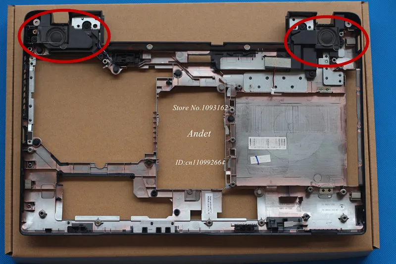 with Speaker Чехол для задней части корпуса для lenovo Ideapad Z570 Z575 Нижняя крышка основания нижний регистр с Динамик 31049310 31049311 - Цвет: with Speaker