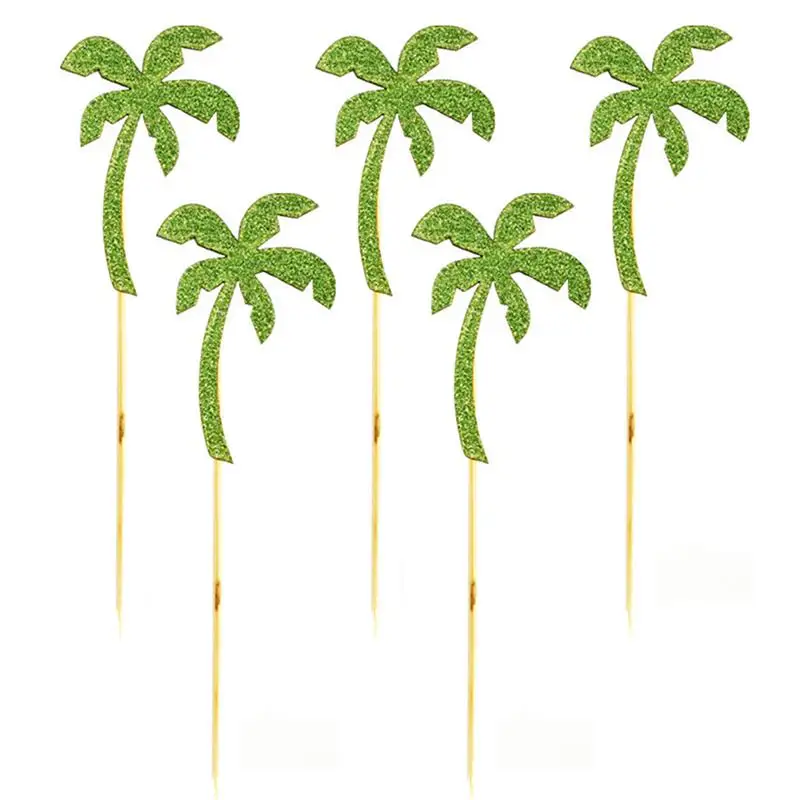 5 шт. топперы для торта в виде фламинго ананаса капкейка | Дом и сад