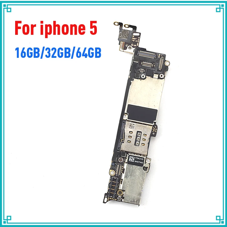Хорошая рабочая материнская плата для iphone 5 5G 16g 32g 64g ROM разблокированная полная