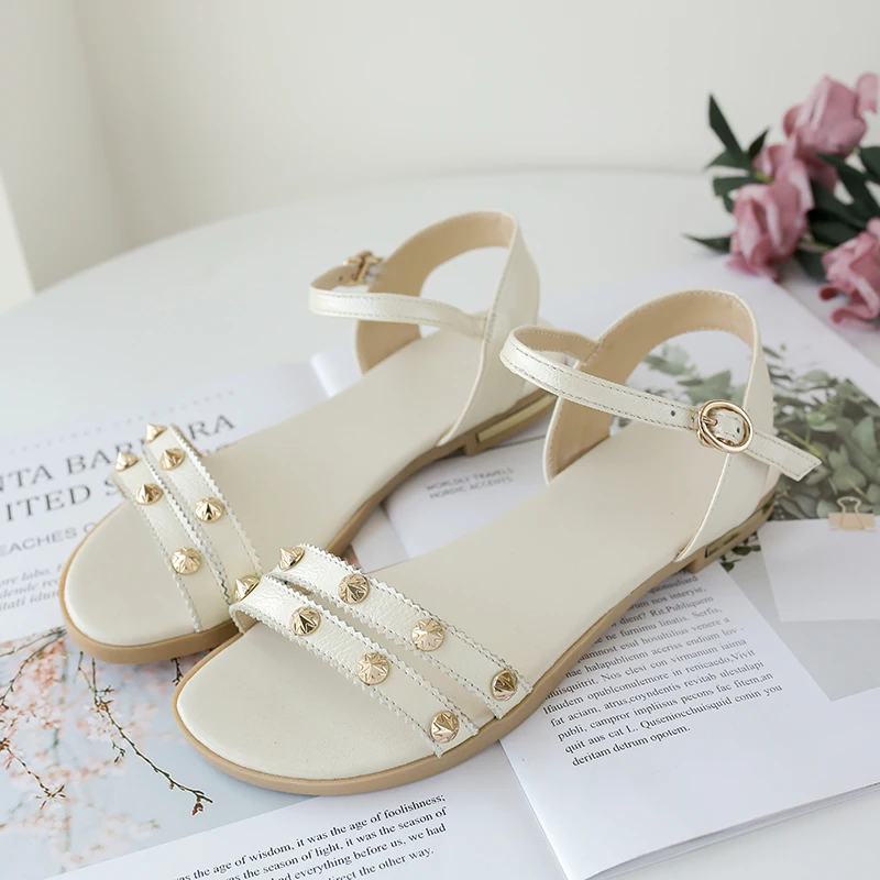 S. Romance/женские босоножки женские летние туфли из натуральной коровьей кожи с