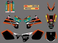 0285 new team graphics with matching backgrounds fit for sx mxc 125250380 400520 1998 1999 2000