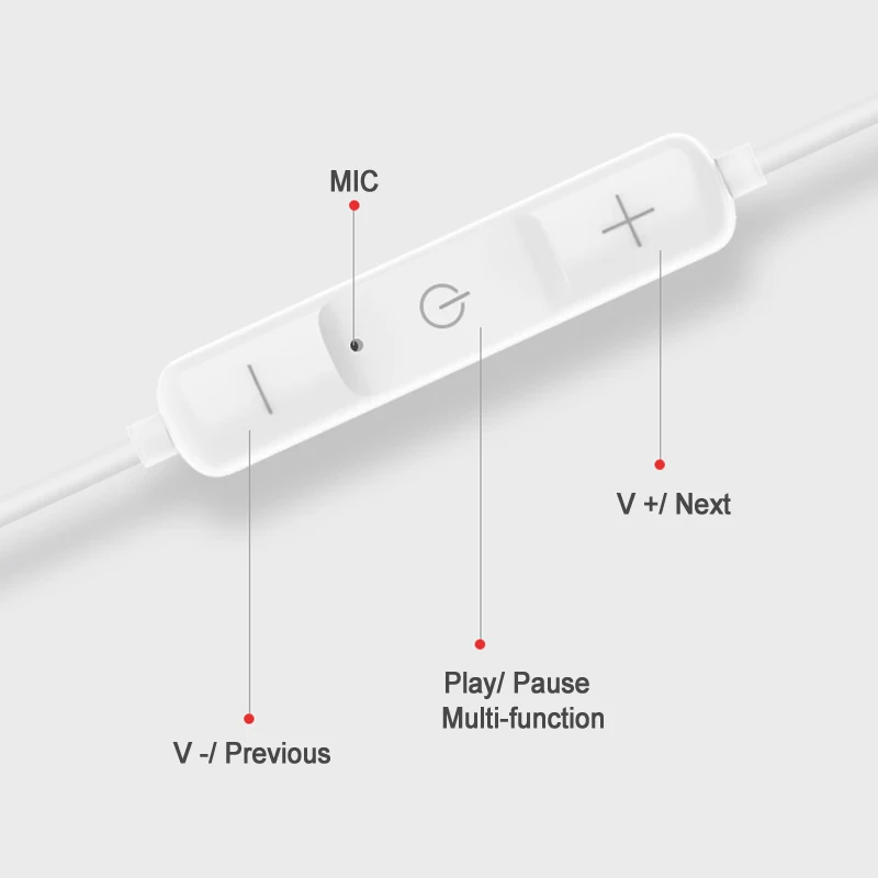 ECHILI стерео Bluetooth Беспроводной наушники гарнитура с 850 мАч зарядным устройством