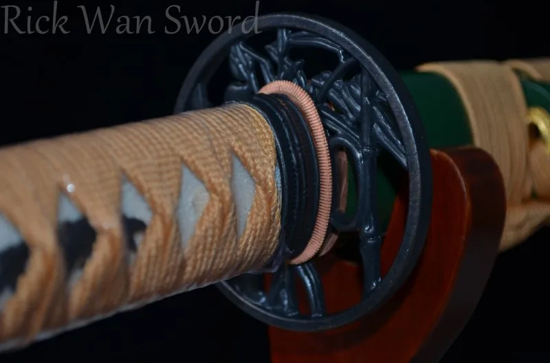 Ручная ковка японский самурай меч Кендо Катана 9260 Весна сталь полная Танг острые