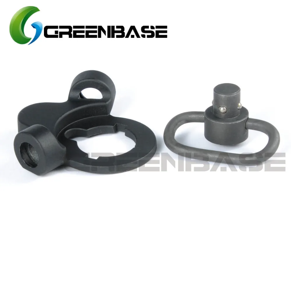 Greenbase Troy Тактический стальной двухсторонний QD Слинг поворотный адаптер