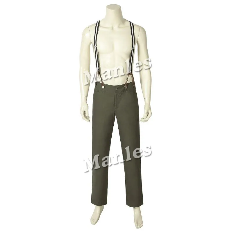 Pants Only Игра Red Dead Redemption 2 костюм ковбоя Артура Моргана Косплей кожаная форма Хэллоуин Карнавальный Наряд полный костюм на заказ - Цвет: Pants Only