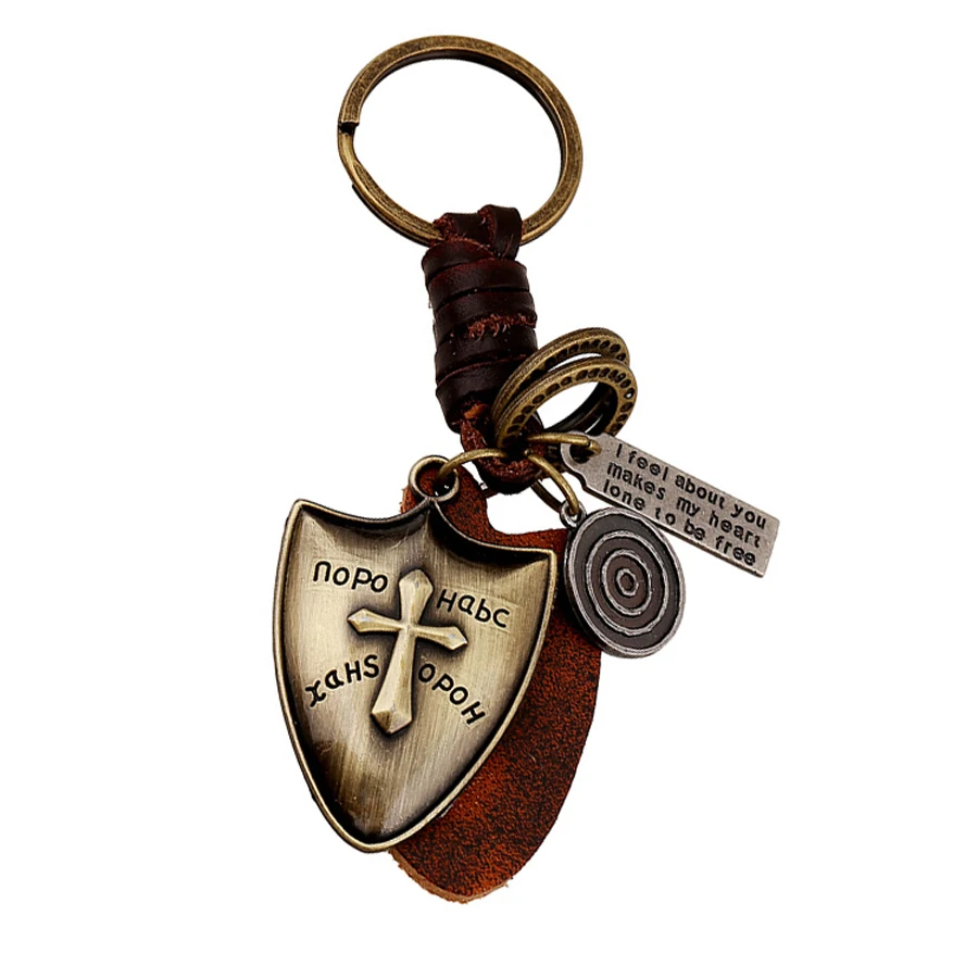 Бренд Charm Cross Bag брелок для ключей женщин и мужчин натуральная кожа автомобильный