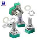 Поворотный потенциометр diymore, 5 шт.лот, 15 мм, 5K, 10K, 20K, 50K, 100K, 500K Ом, 3 контакта, с накаткой 6 мм, для Arduino