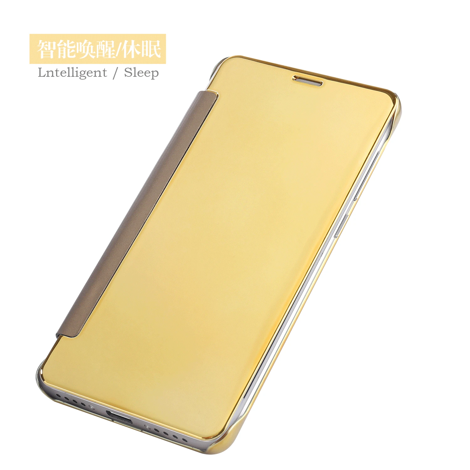 Топ Для Сяо mi 5 M5 5S Чехол гипноз Coque Smart rror кожаный чехол откидная крышка грязь