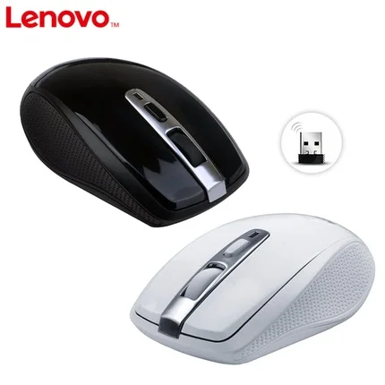 LENOVO N110 2 4 Ghz беспроводная мышь 1600 точек/дюйм USB приемник мыши для Windows10/8/7
