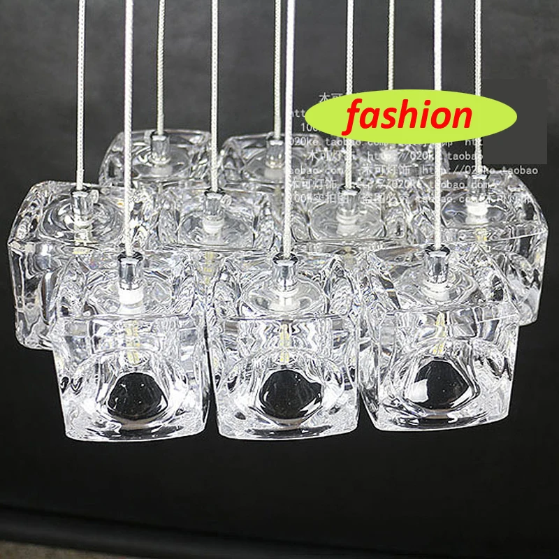 Современный светодиодный хрустальный светильник высота 100 см (можно свободно