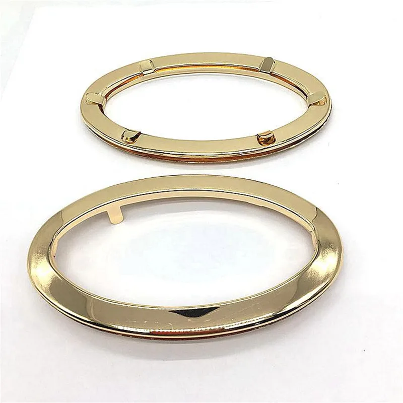 120mm Oval Metal Purse Eyelets purse handles Gold
