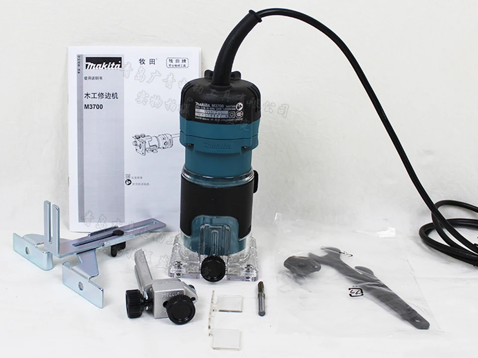 Фрезерный станок Makita M3700B деревообрабатывающий 530 Вт скорость 35000 об/мин резьба по
