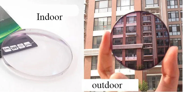 BCLEAR 1.60 Index Anti-blue Ray Progressive Lenses See Far Near Blue Light Blocked Photochromic Gray Coating Multi-focus Lens