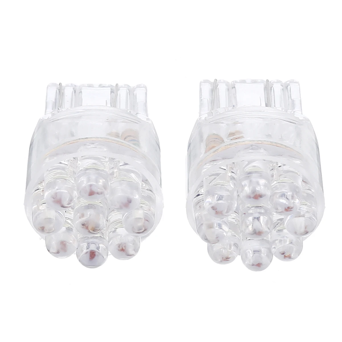 Mayitr 2 шт. DC12V 0,9 Вт T20 7443 7440 белый 9LED 36LM сигнал поворота автомобильный тормозной задний светильник лампа