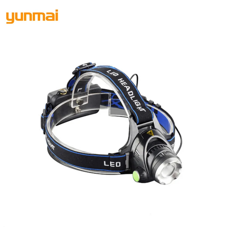Светодиодный налобный фонарь регулируемый уличный перезаряжаемый для рыбалки