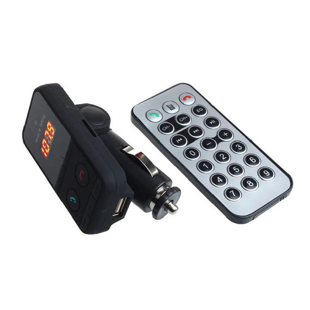 Беспроводной Bluetooth автомобильный комплект громкой связи FM USB передатчик Зарядное