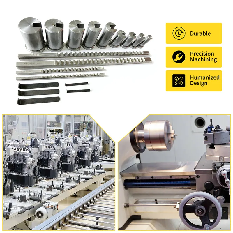 18 шт. набор ключей для HSS Groove Keyway Cutting Broaches Key Tool втулка Shim Metric 1/8B 3/16B 1/4C 3/8c станка с