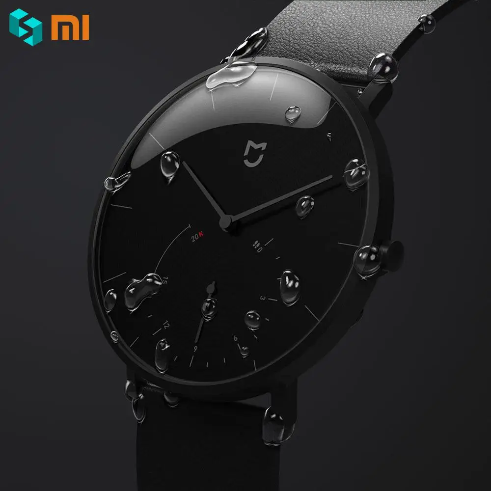 Оригинальные кварцевые Смарт часы Xiaomi Mijia IP67 водонепроницаемые с шагомером из