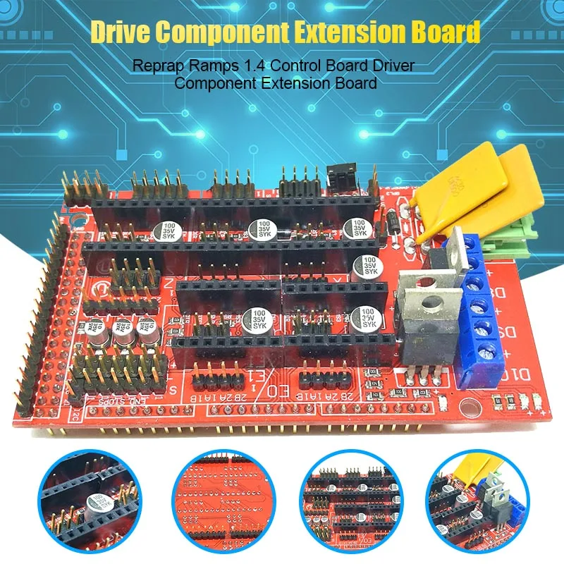 

Новый горячий 3D принтер контроллер платы прочные аксессуары для 1,4 Reprap Ramps