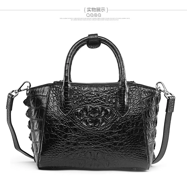100% натуральная крокодиловая кожа женская сумка через плечо модная из кожи