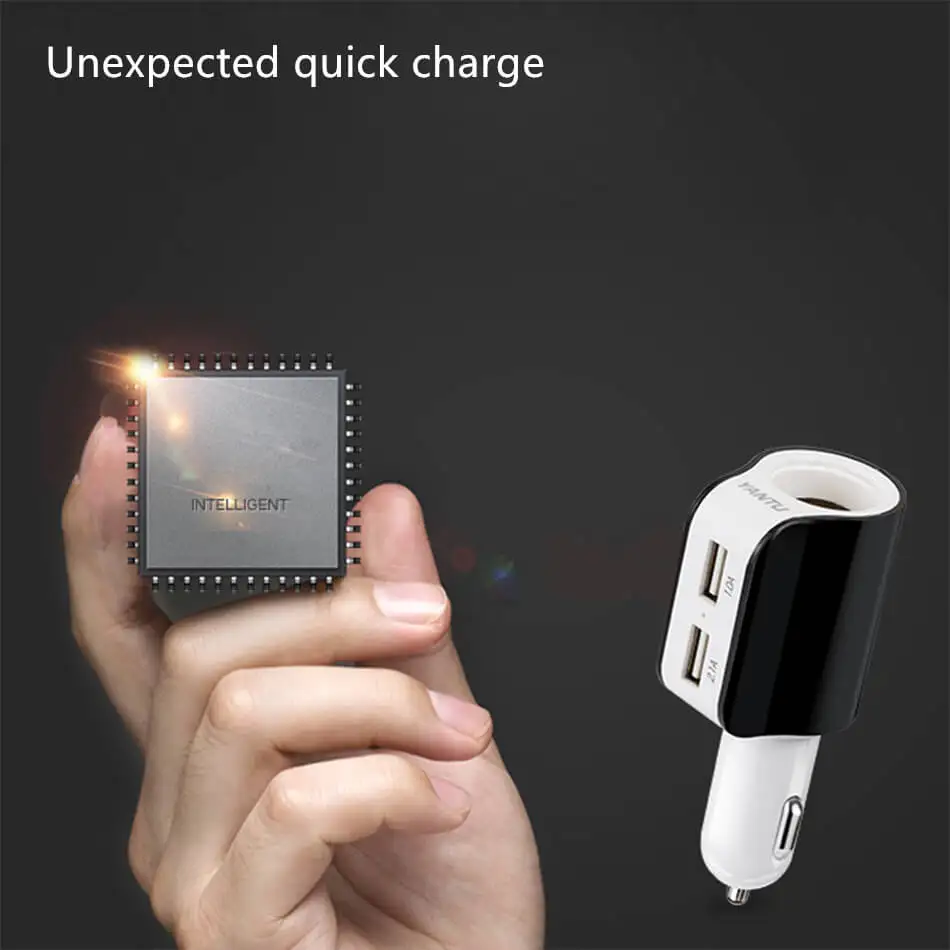HSTRADE 5V 3.1A USB Автомобильное зарядное устройство адаптер прикуривателя зарядка iPhone samsung htc LG Универсальное портативное USB зарядное устройство s