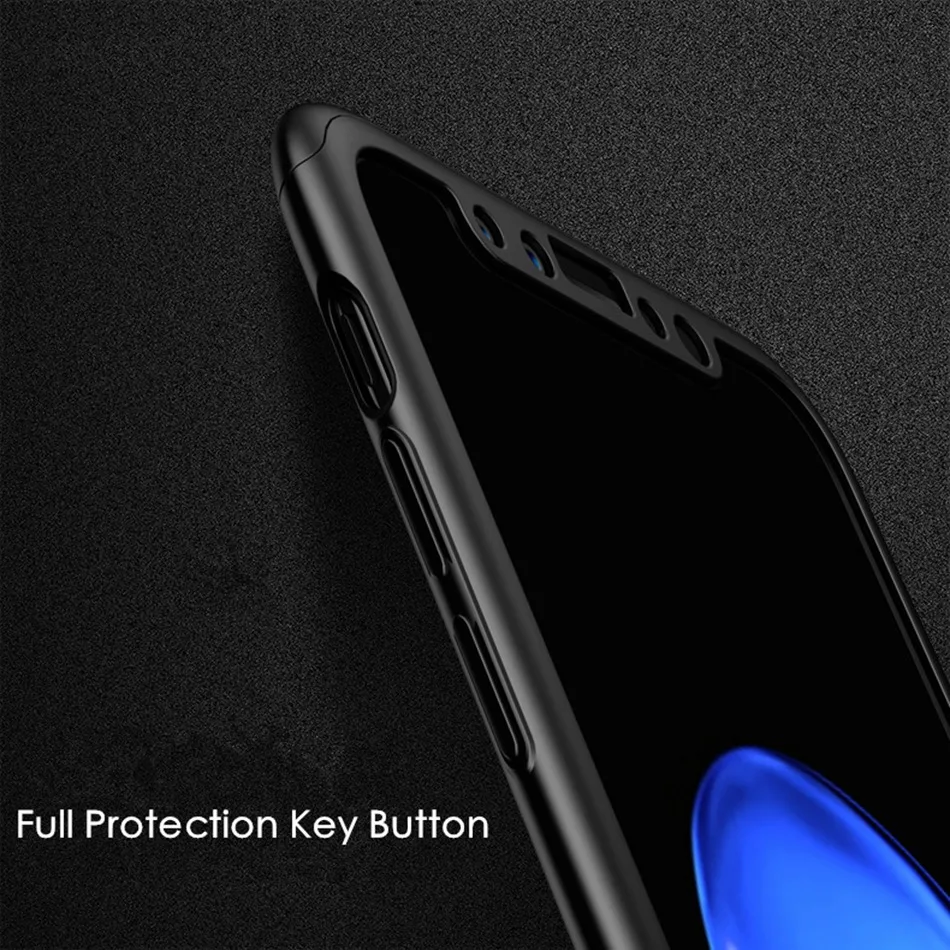 New Floveme Новый 360 Полный Защита телефона чехол для 5S 5 SE iPhone X 8 7 6 6S Plus Экран протектор