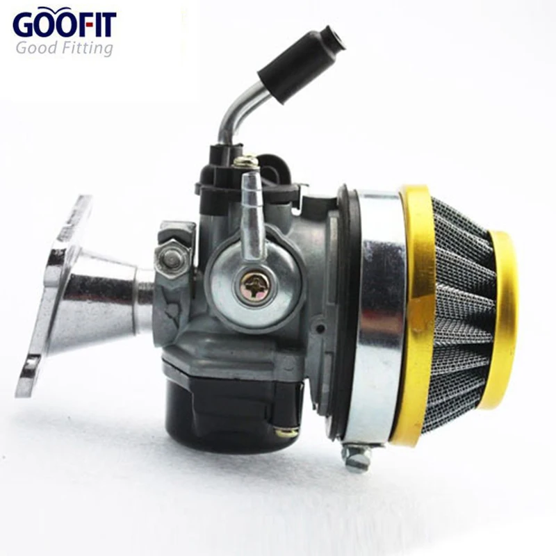 GOOFIT 19 мм Карбюратор с воздушным фильтром в сборе для 47cc 49cc 2 тактный газовый