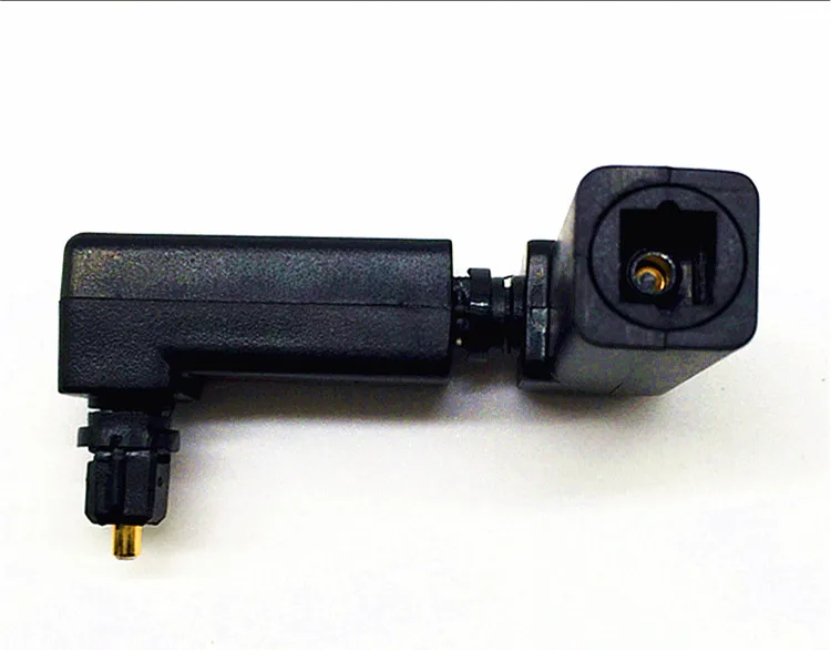 Toslink 90 градусов Цифровой оптический аудио кабель адаптер штекер-гнездо