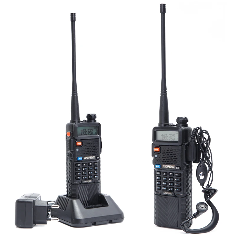 2 шт Baofeng UV-5R 3800 портативная рация 5 Вт Двухдиапазонная UHF 400-520 МГц VHF 136-174 МГц двухсторонняя рация+ 2 шт NA-771 антенна
